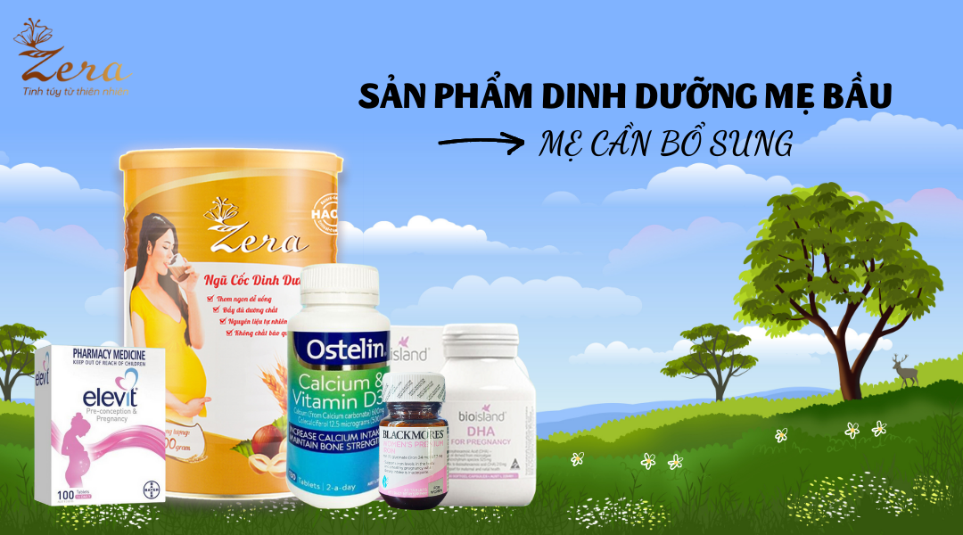 Mẹ bầu nên bổ sung các sản phẩm này